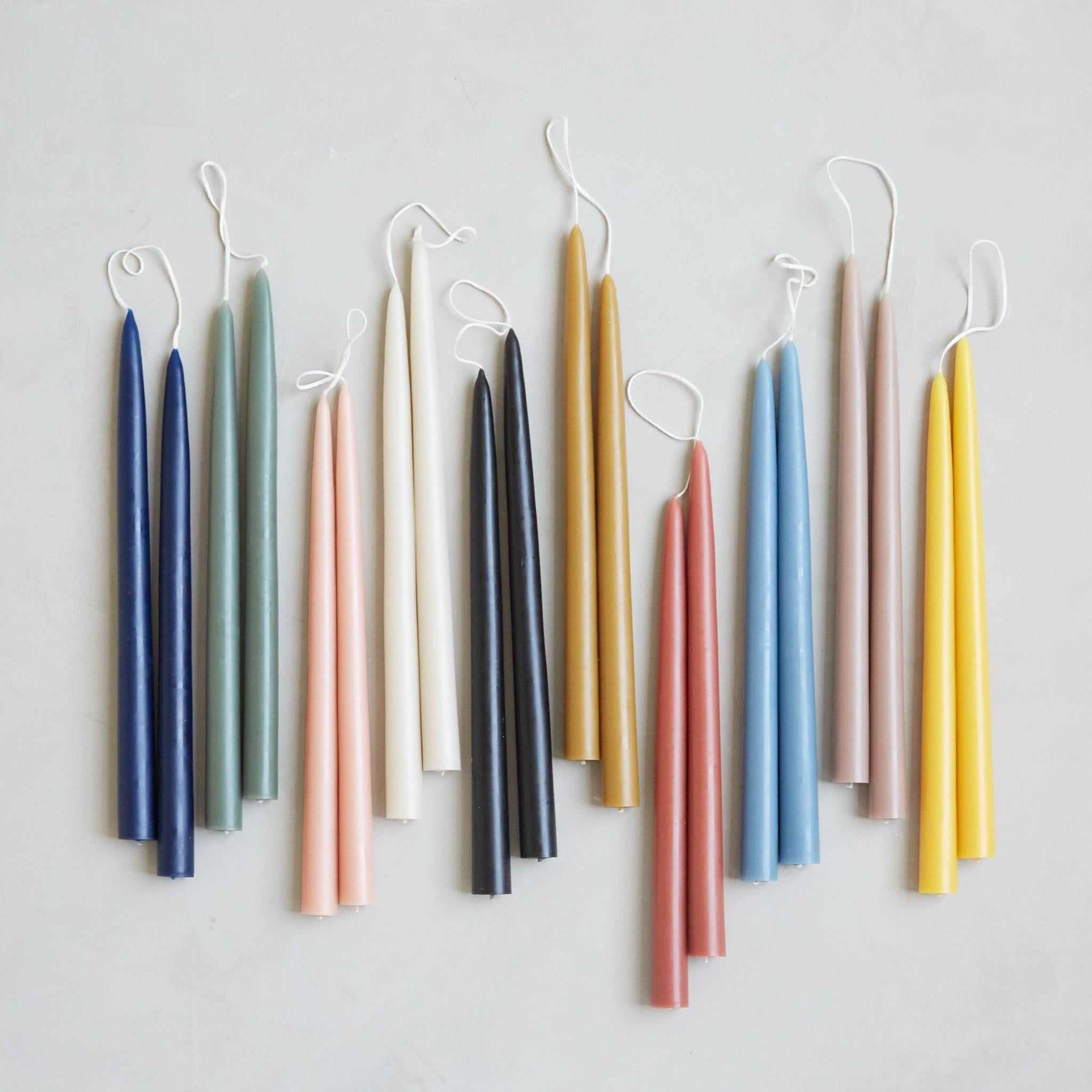 Pair of 12" Taper Candles