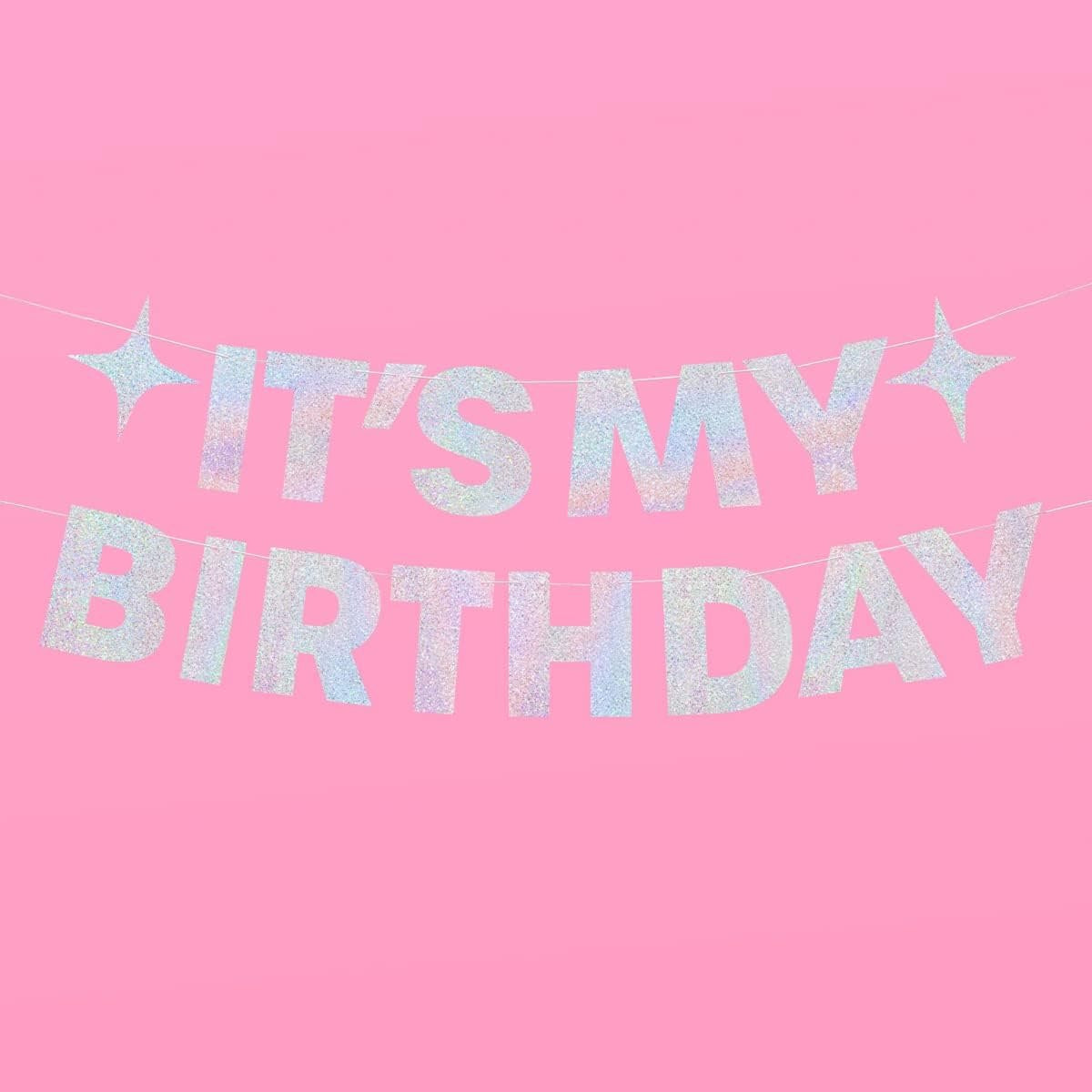 It's My Birthday Banner - Shimmer