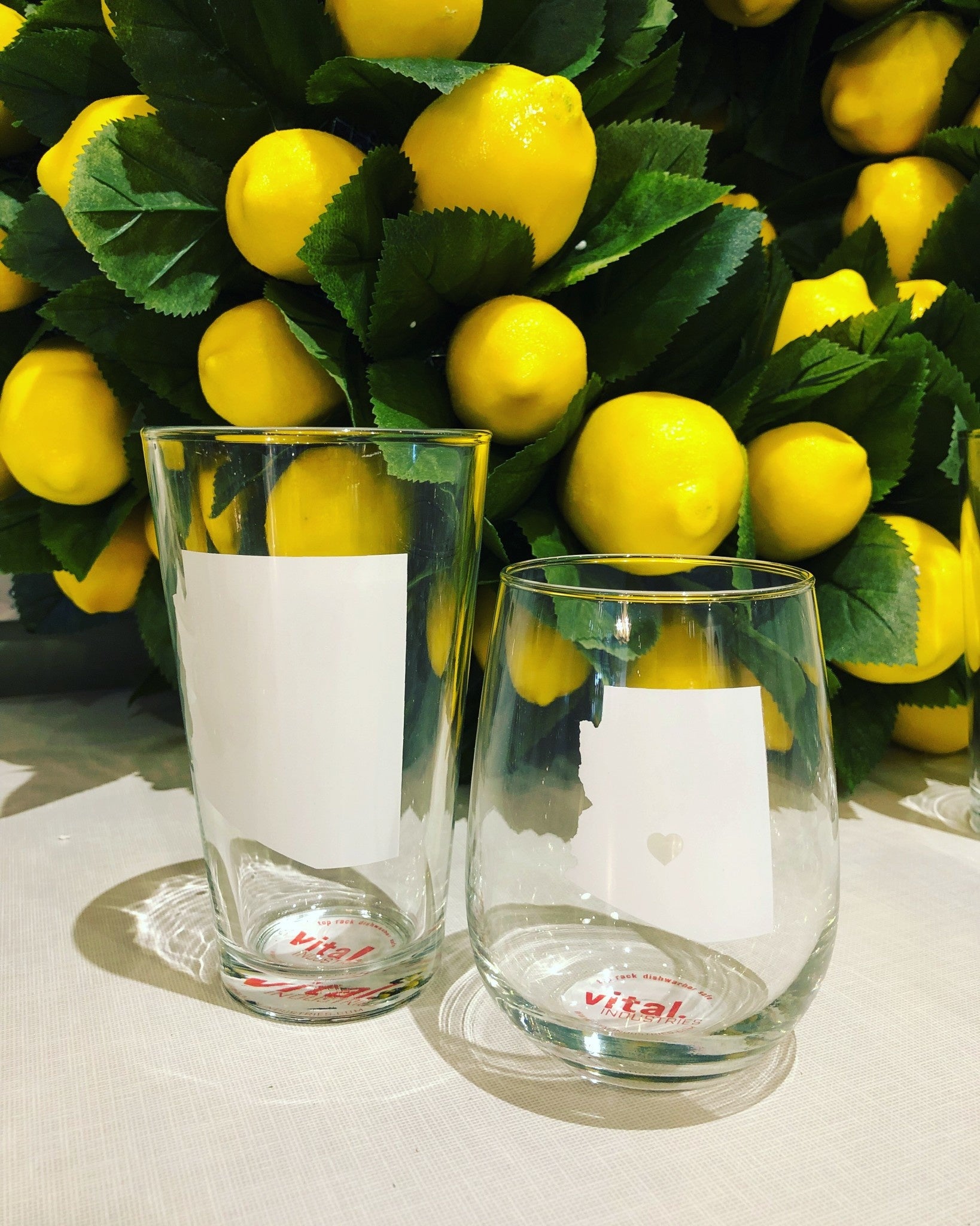 Arizona Wine Glass White w/ Heart