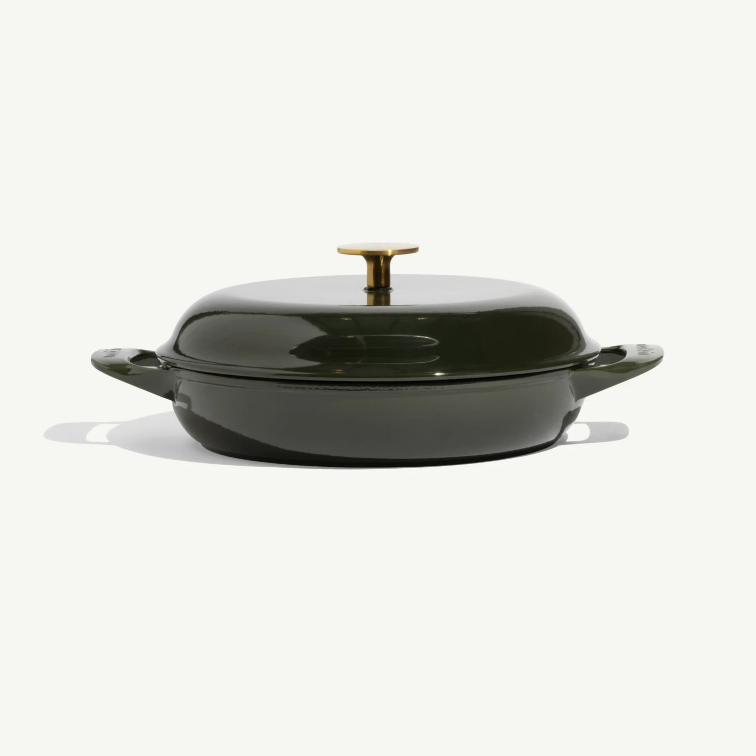 Enameled Cast Iron 3.5QT Braiser - WIllow Green