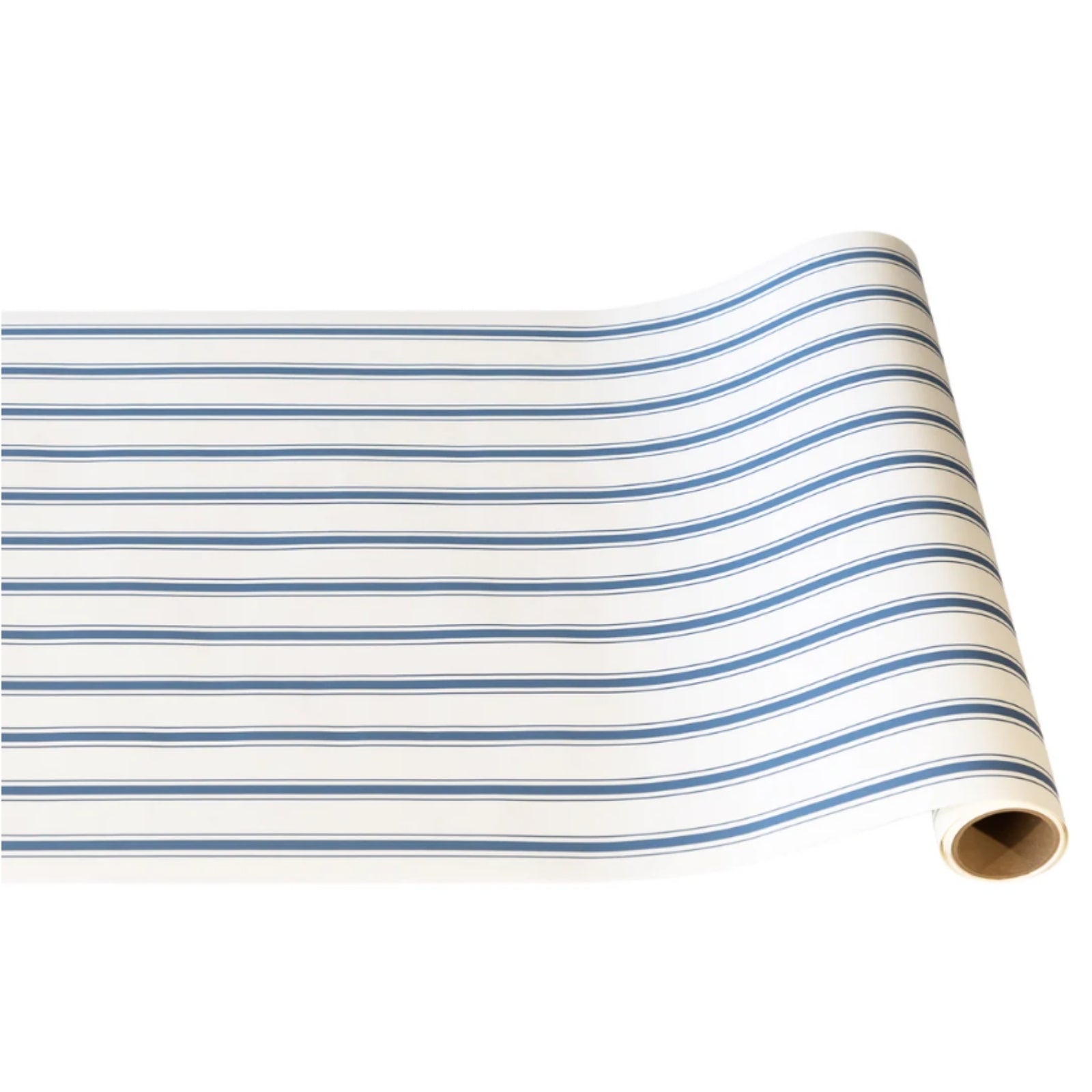 Blue Linen Stripe Runner