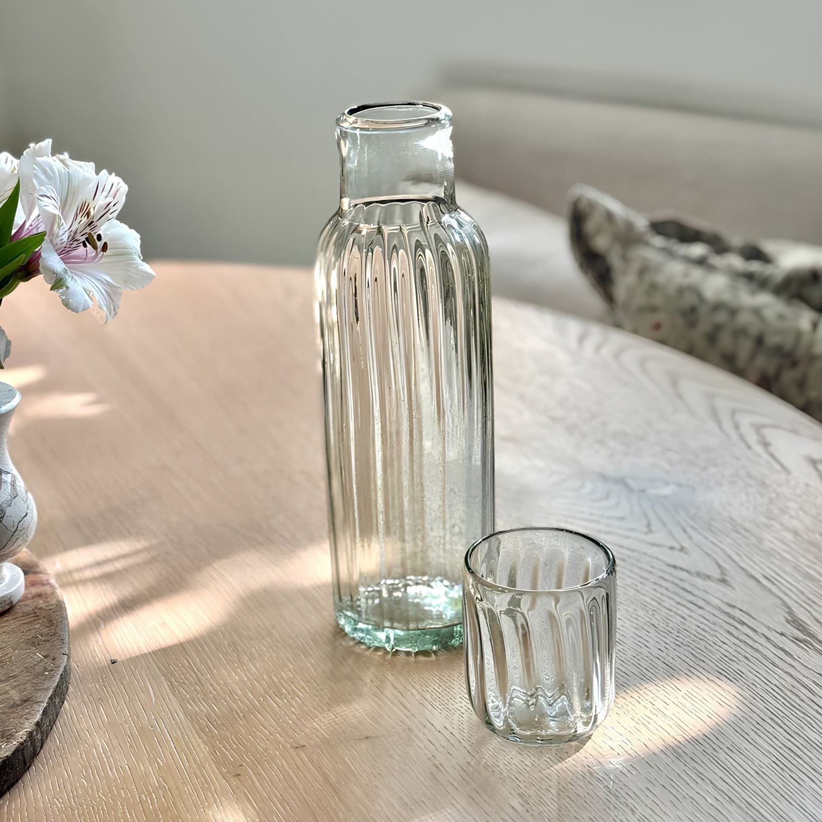 Fluted Tall Carafe Set
