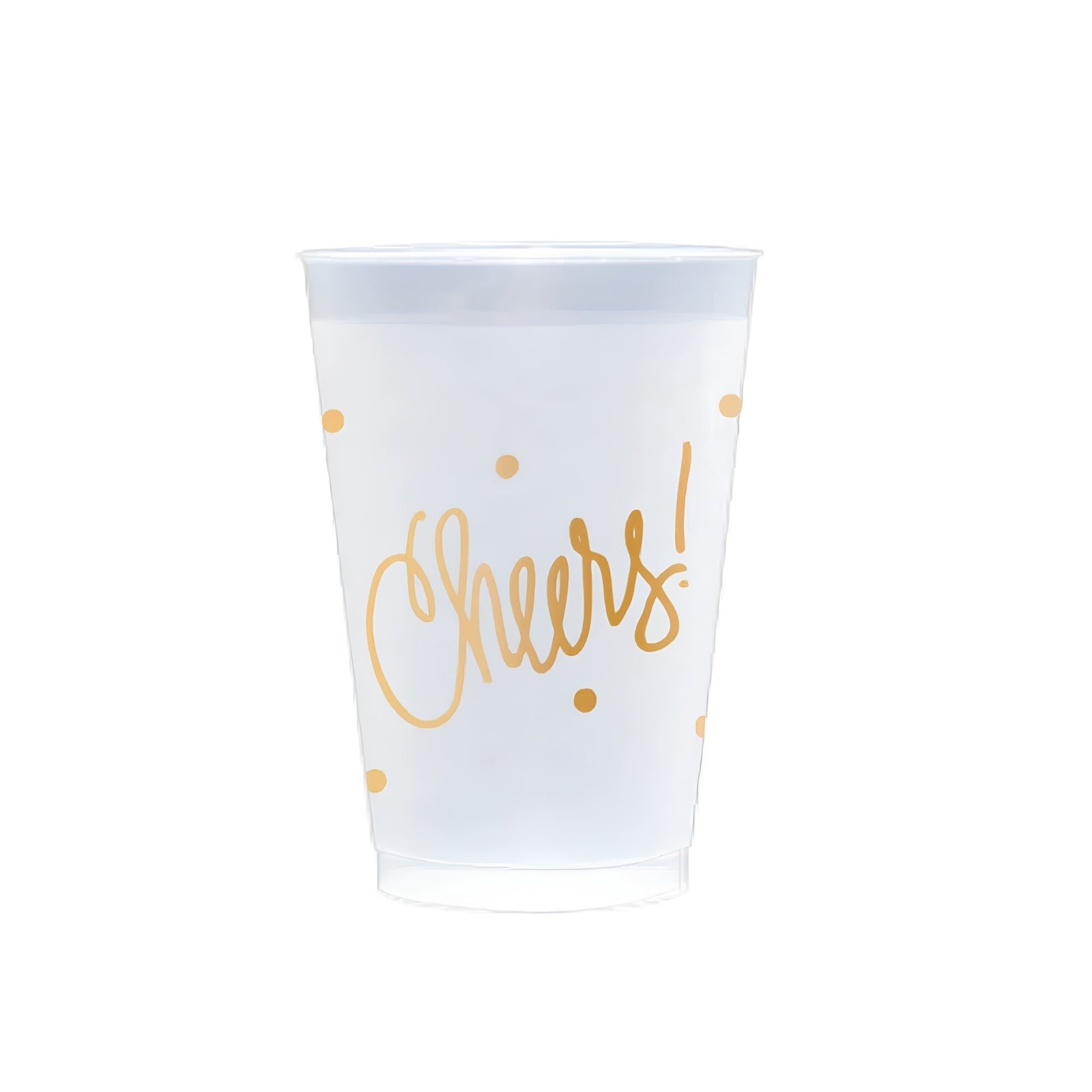 Cheers Frosted Plastic Cups 20oz