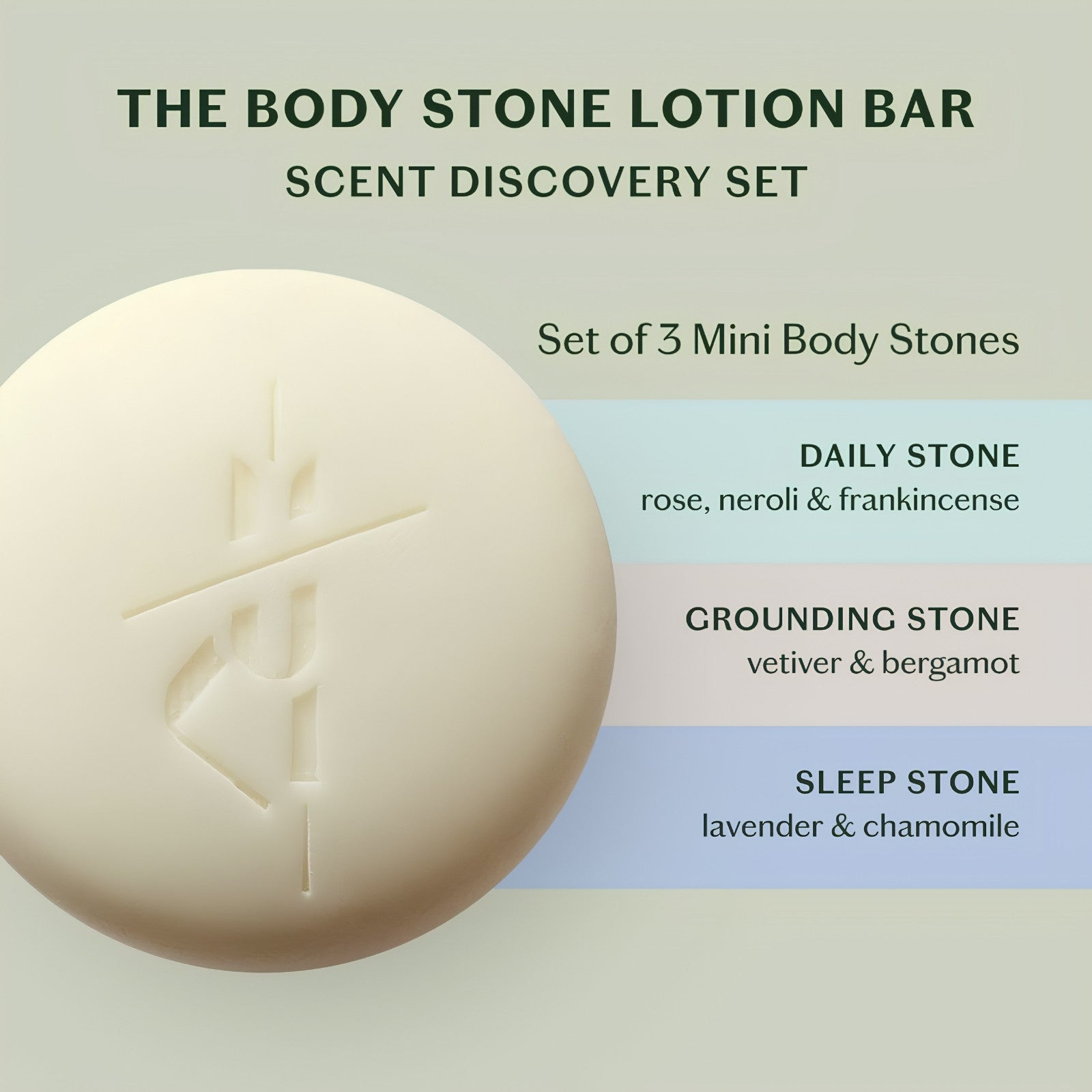 Body Stone Lotion Bar Trio