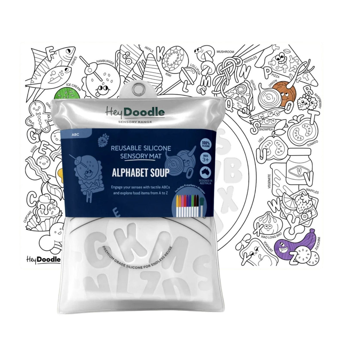Sensory Mat - Alphabet Soup