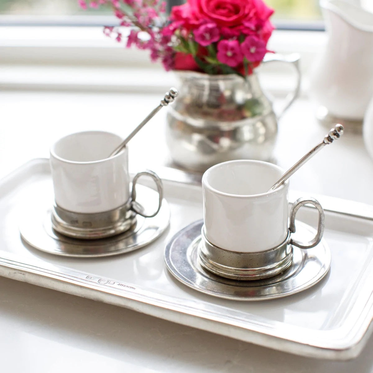Tuscan Espresso Cup & Saucer with Spoon 2.5 oz