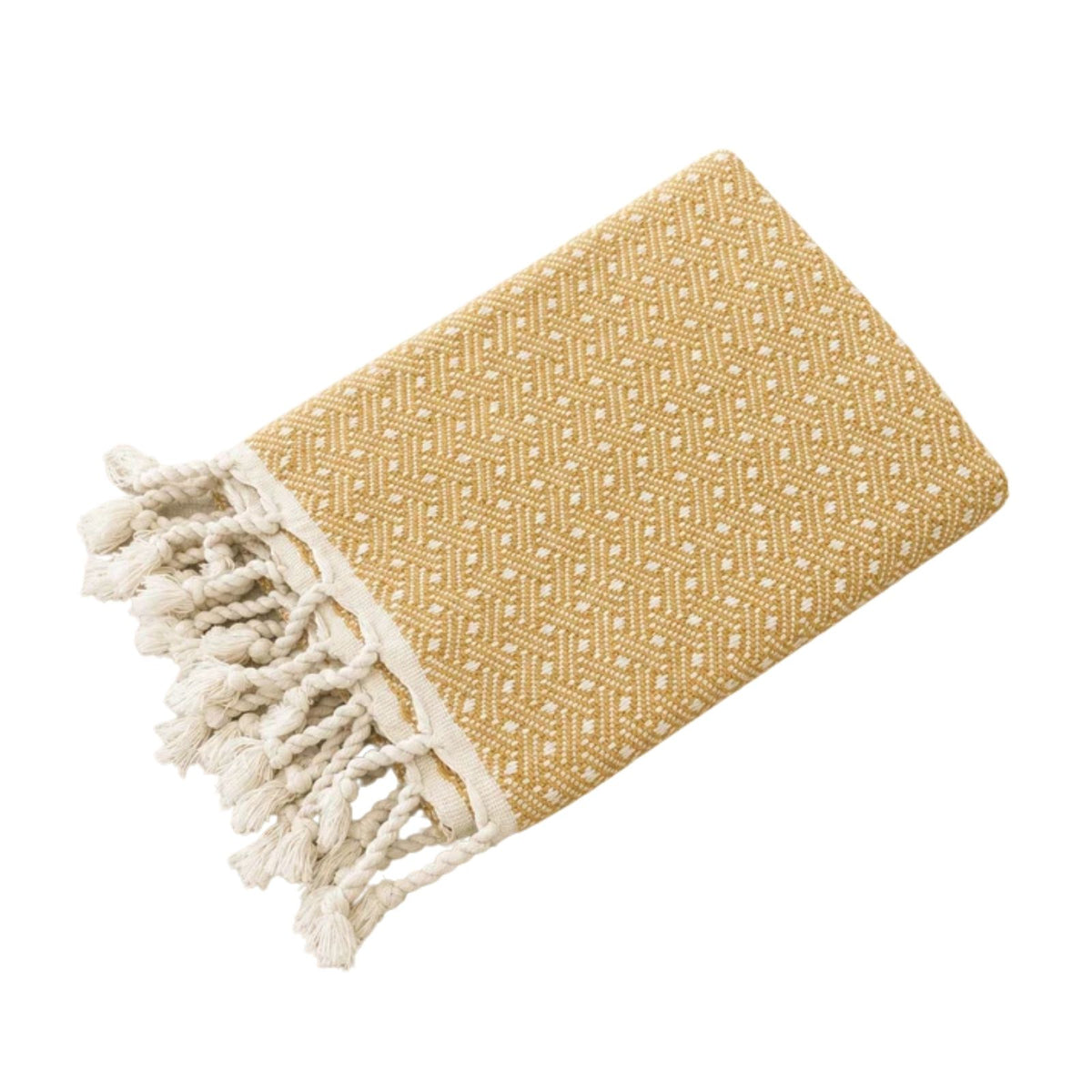 Hisar Weave Hand Towel - Gold