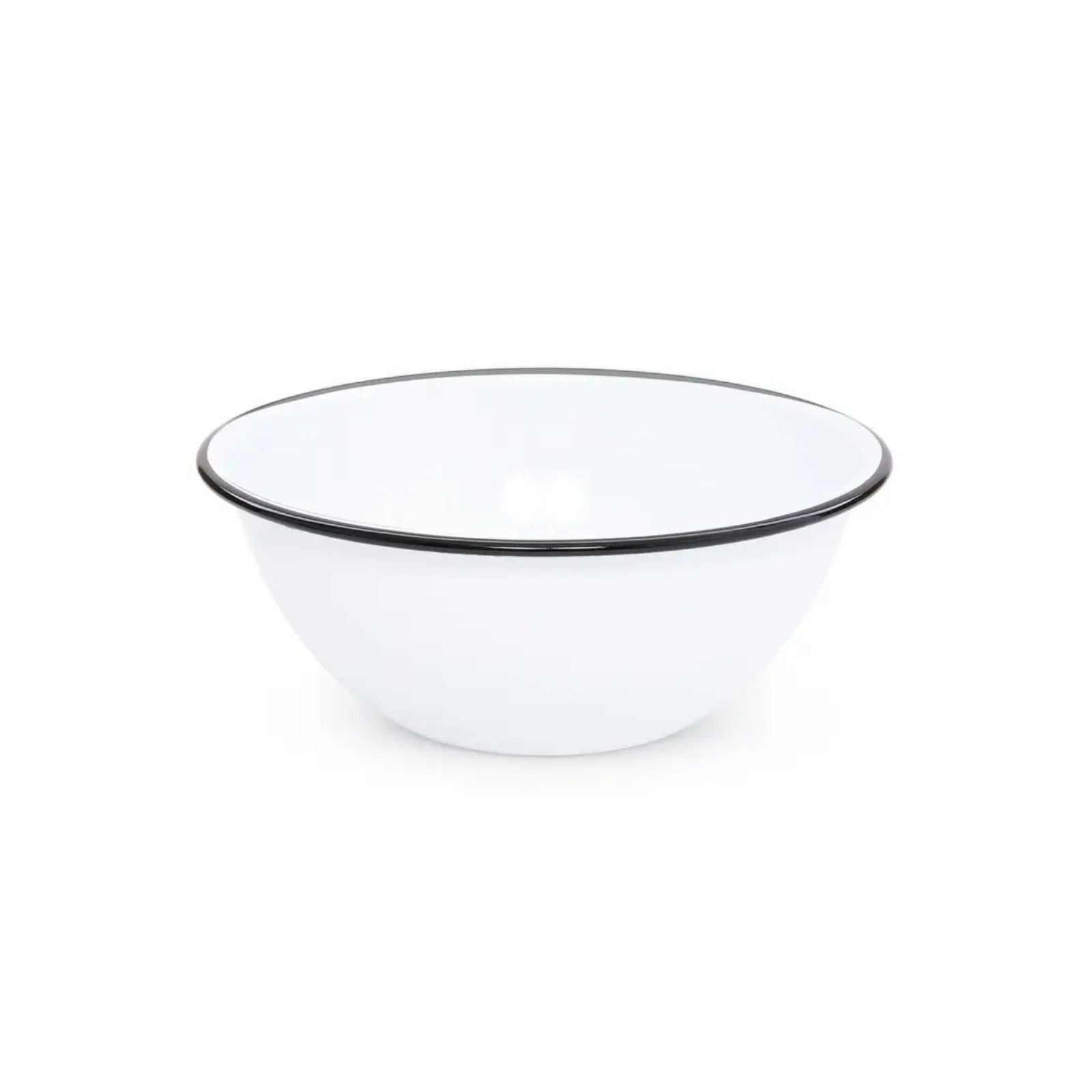 Small Serving Bowl - Black Rim