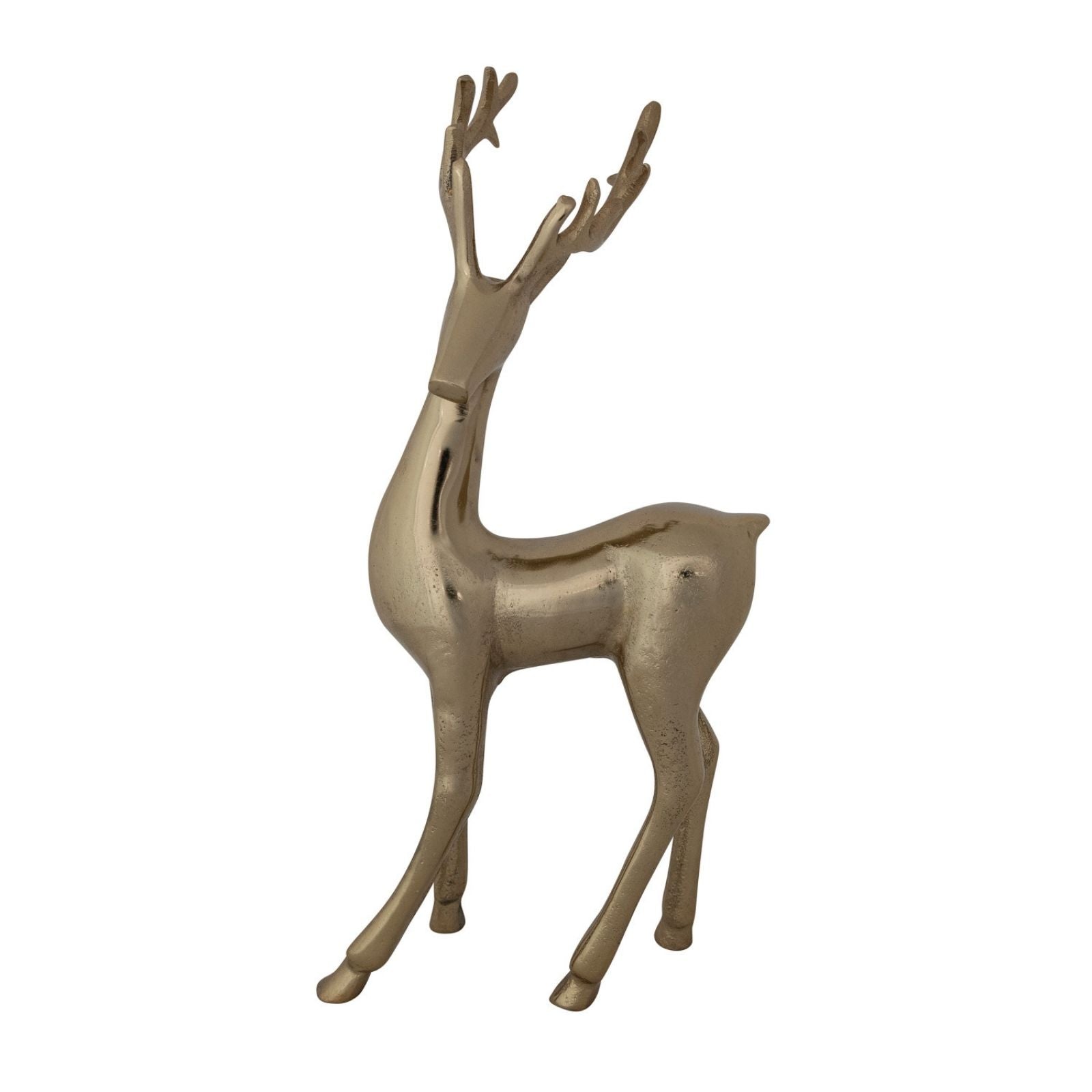 Deer Figure Antlers - Gold Medium