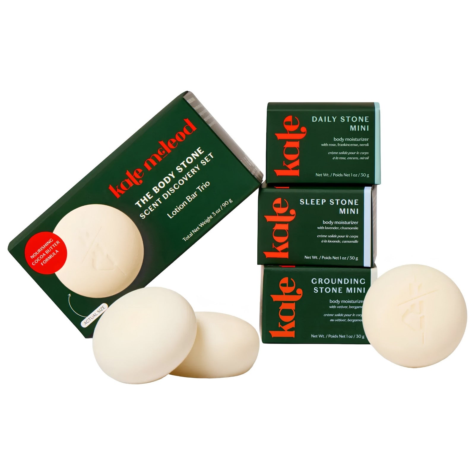 Body Stone Lotion Bar Trio