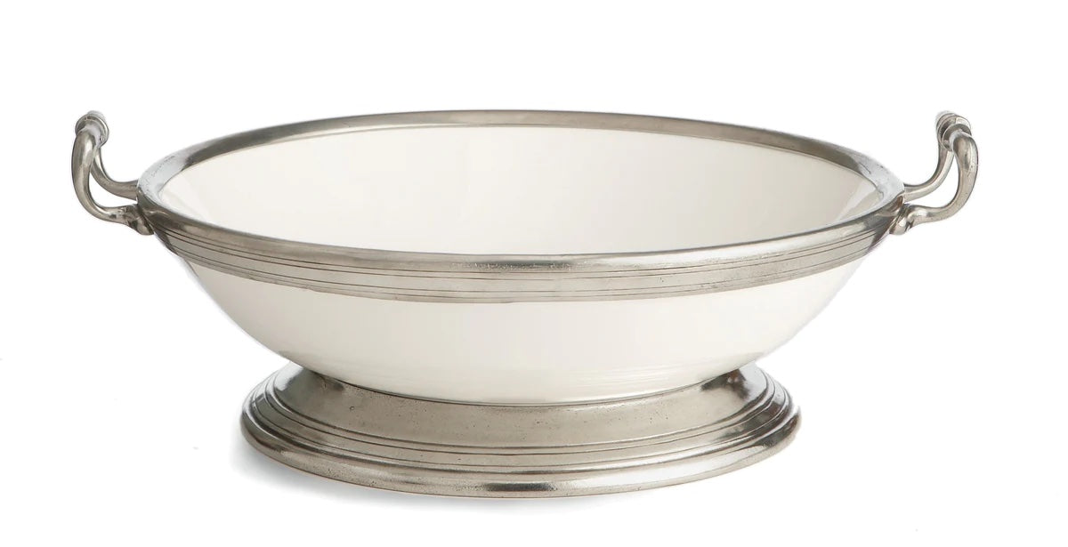 Tuscan Large Footed Bowl with Handles