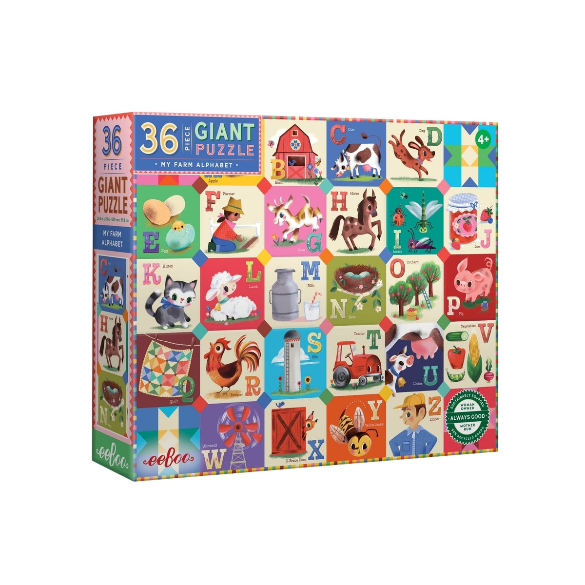 My Farm Alphabet Giant Puzzle