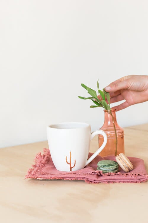 LAC Gold Cactus Mug