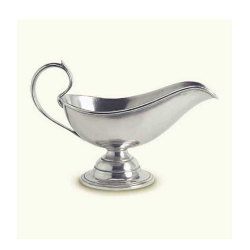 MATCH Pewter Gravy Boat, Medium