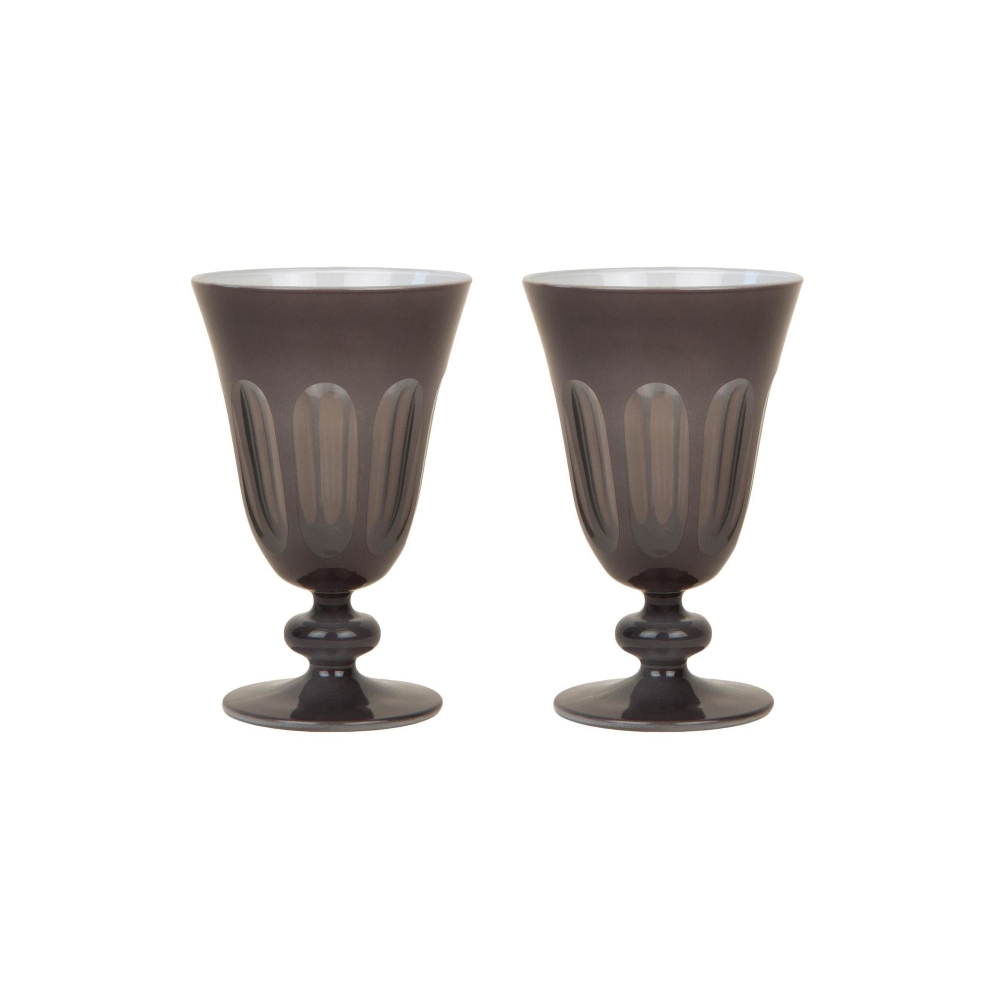 Rialto Glass Tulip Warm Grey