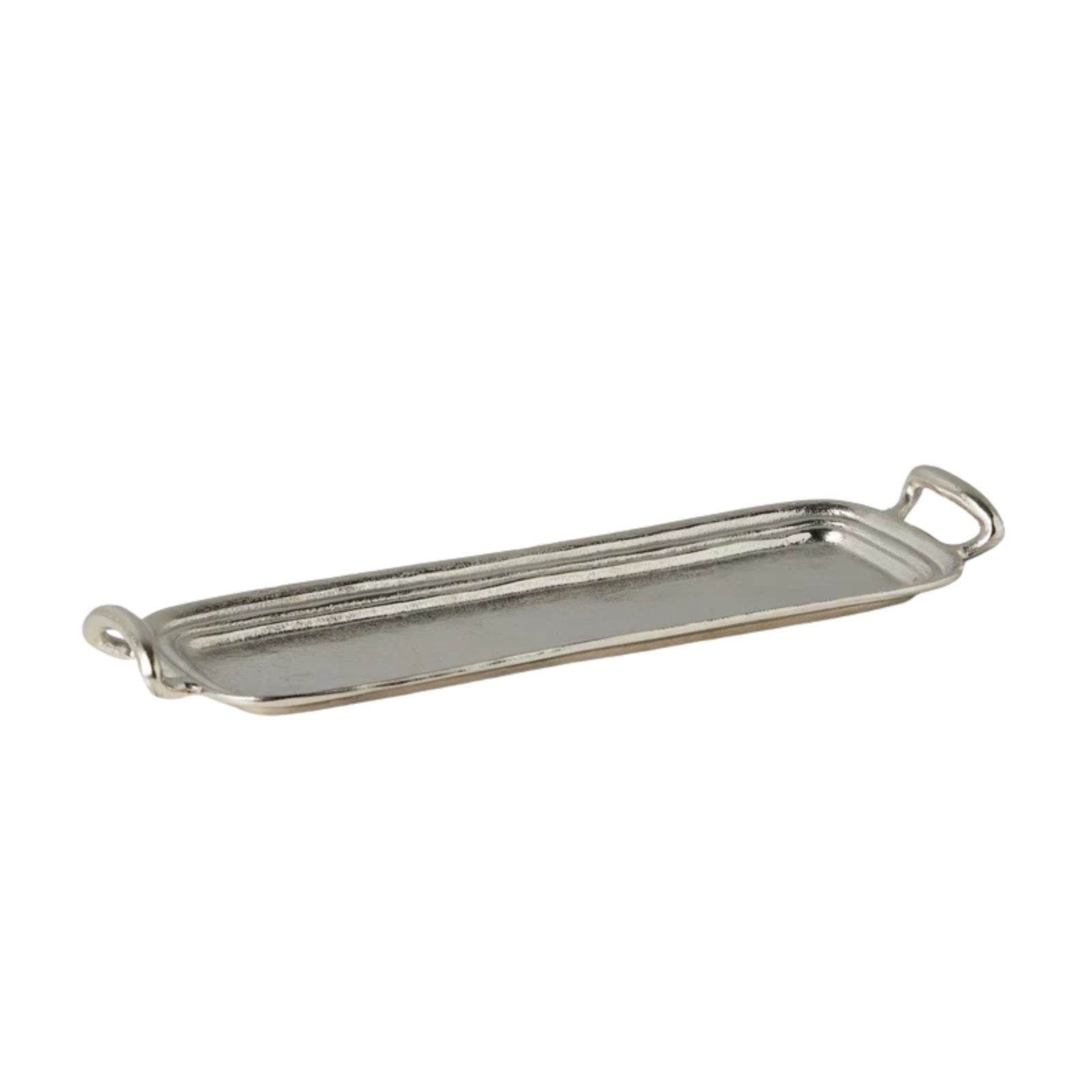 Vintage Metal Hotel Tray, Rectangle