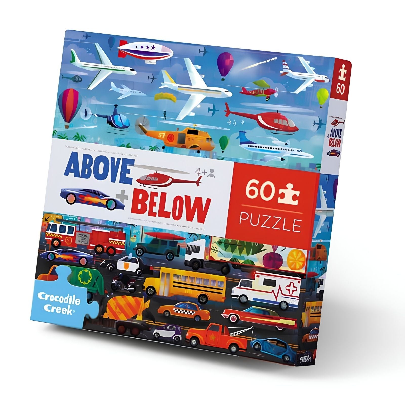 Above & Below Puzzle - Things That Go 60pc