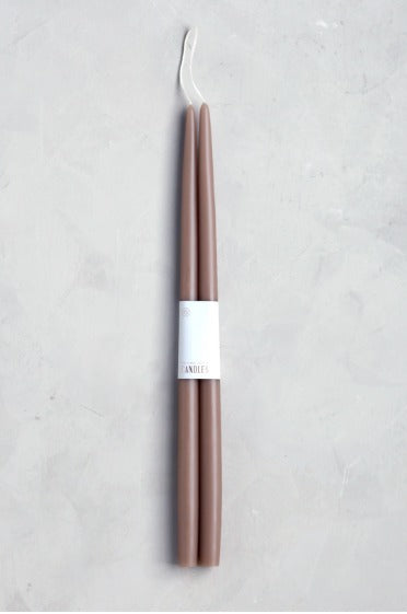 Pair of 18" Taper Candles