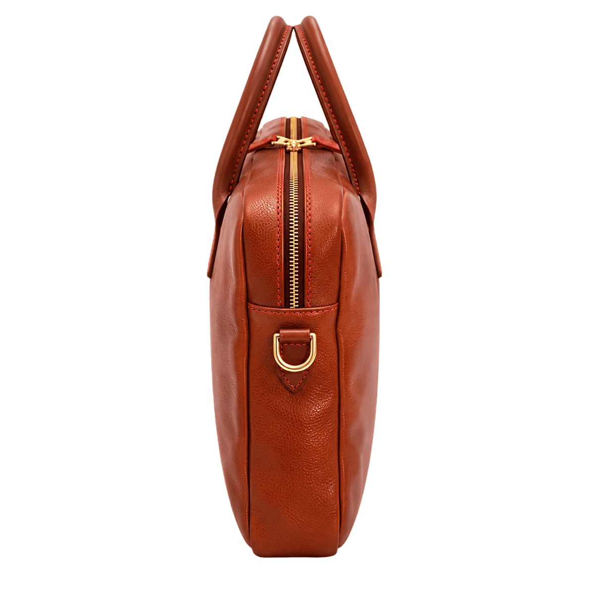 Brown Metro Bag with Adjustable Leather Shoulder Strap