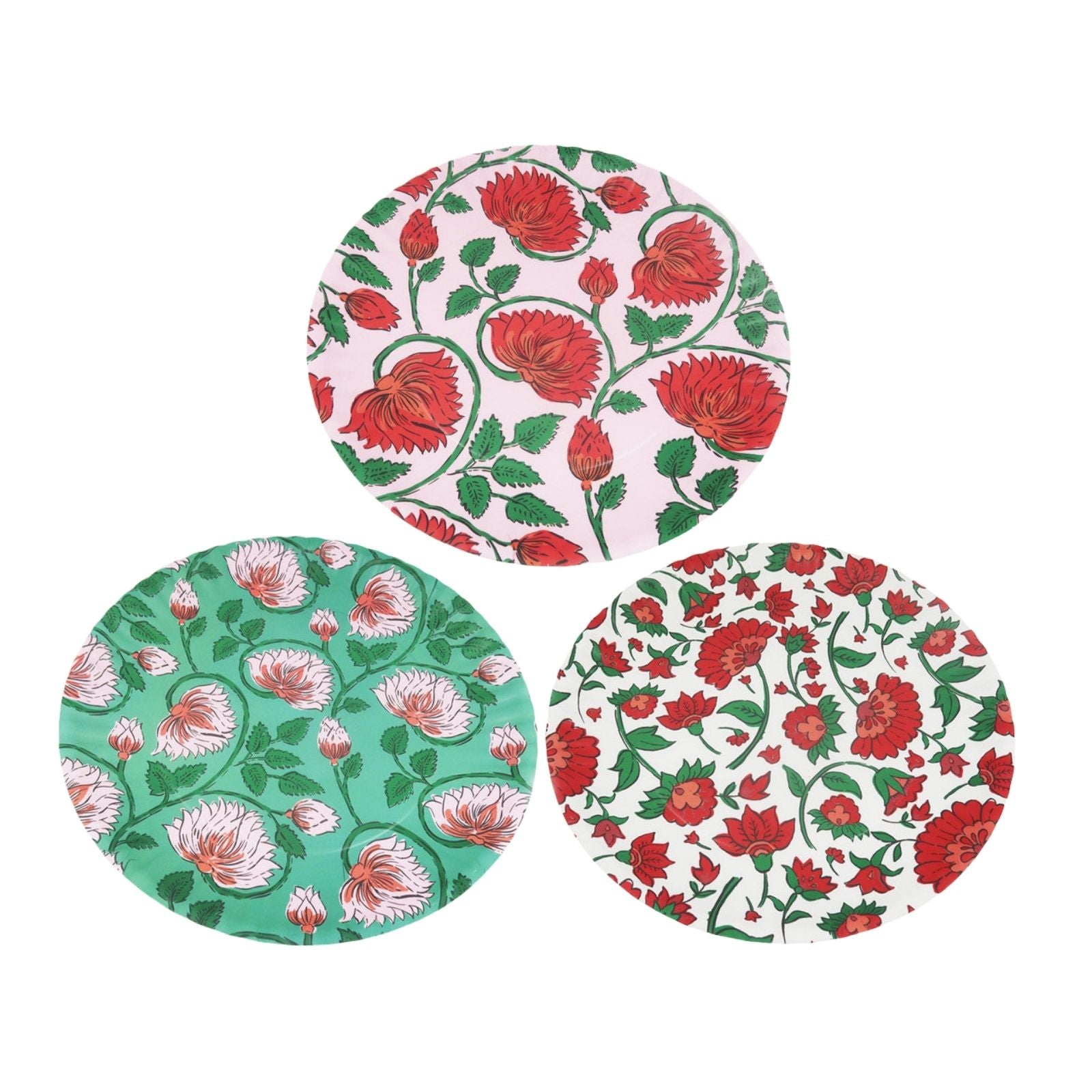 Spice Trail Melamine Platters 3 Assorted