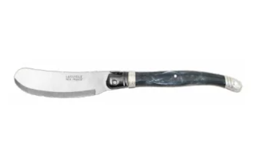 Butter Spreader Laguiole, Marble Grey