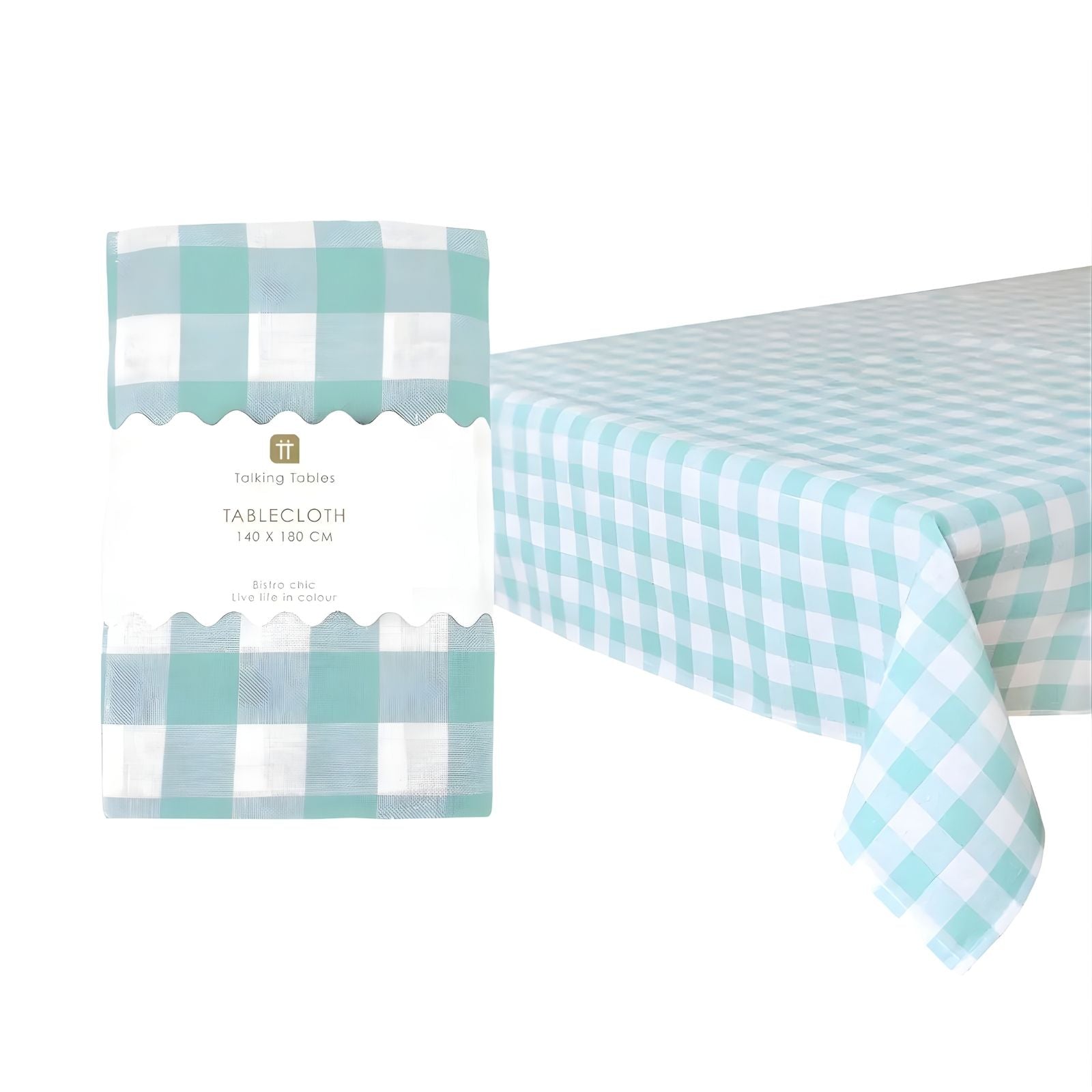 Gingham Tablecloth - Mint