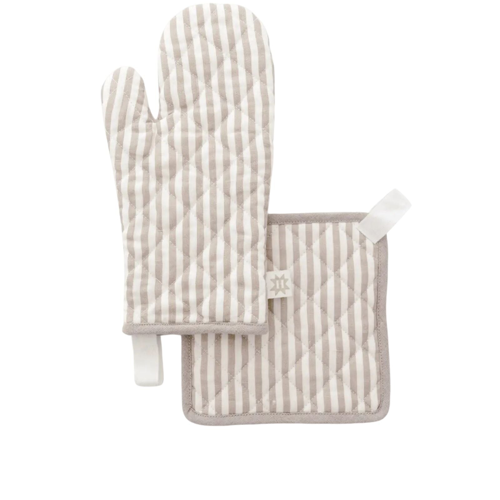 Oven Mitt Potholder Set - Oatmeal