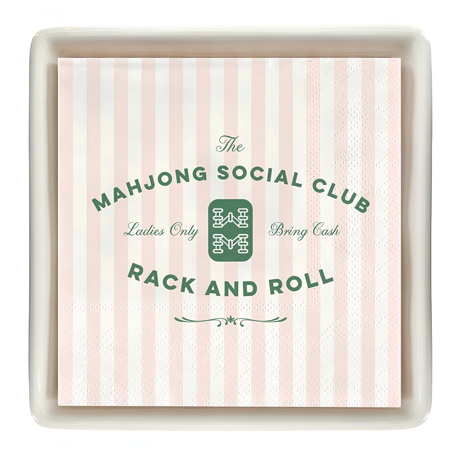 Napkin & Tray - Mahjong Club