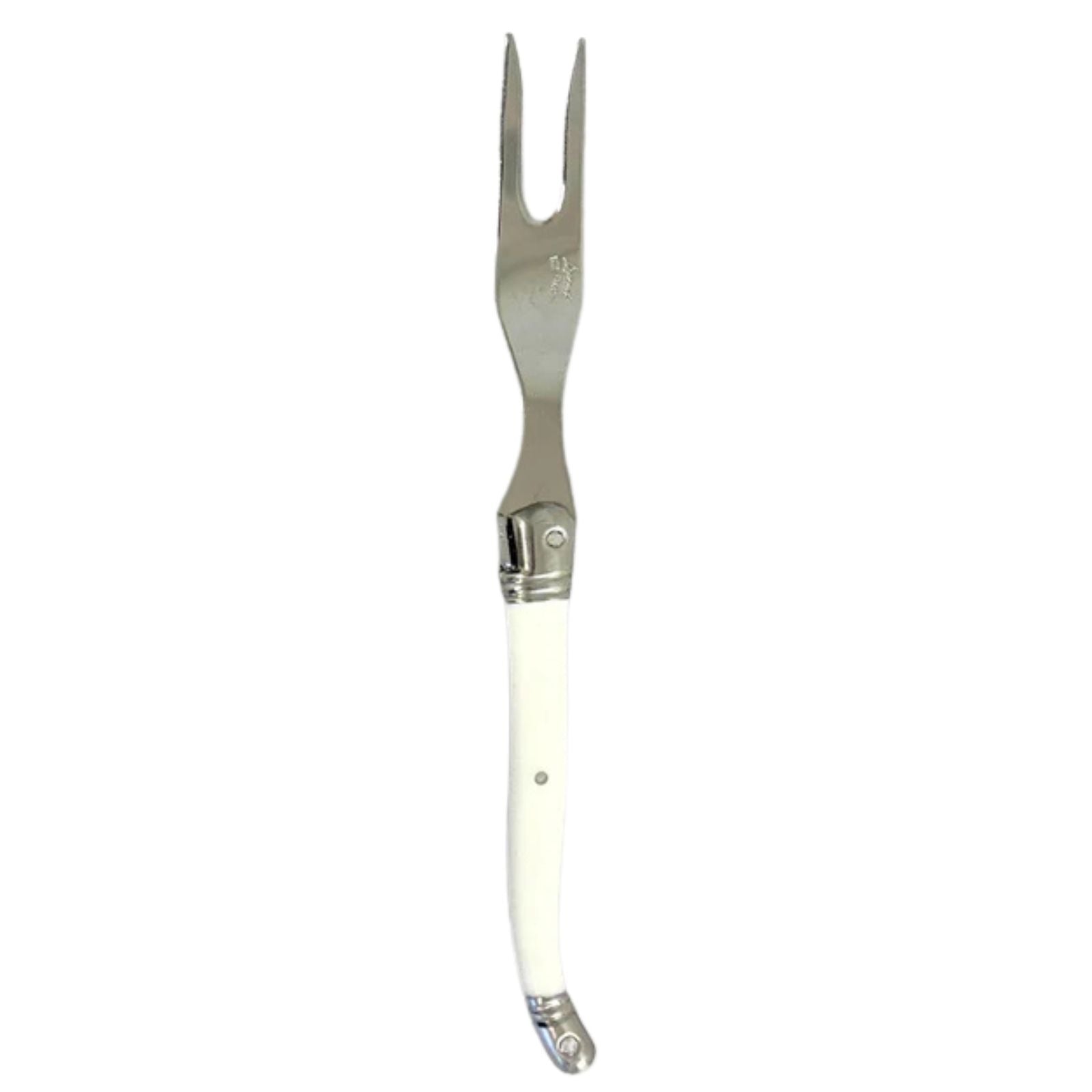 Laguiole Cheese Fork, White