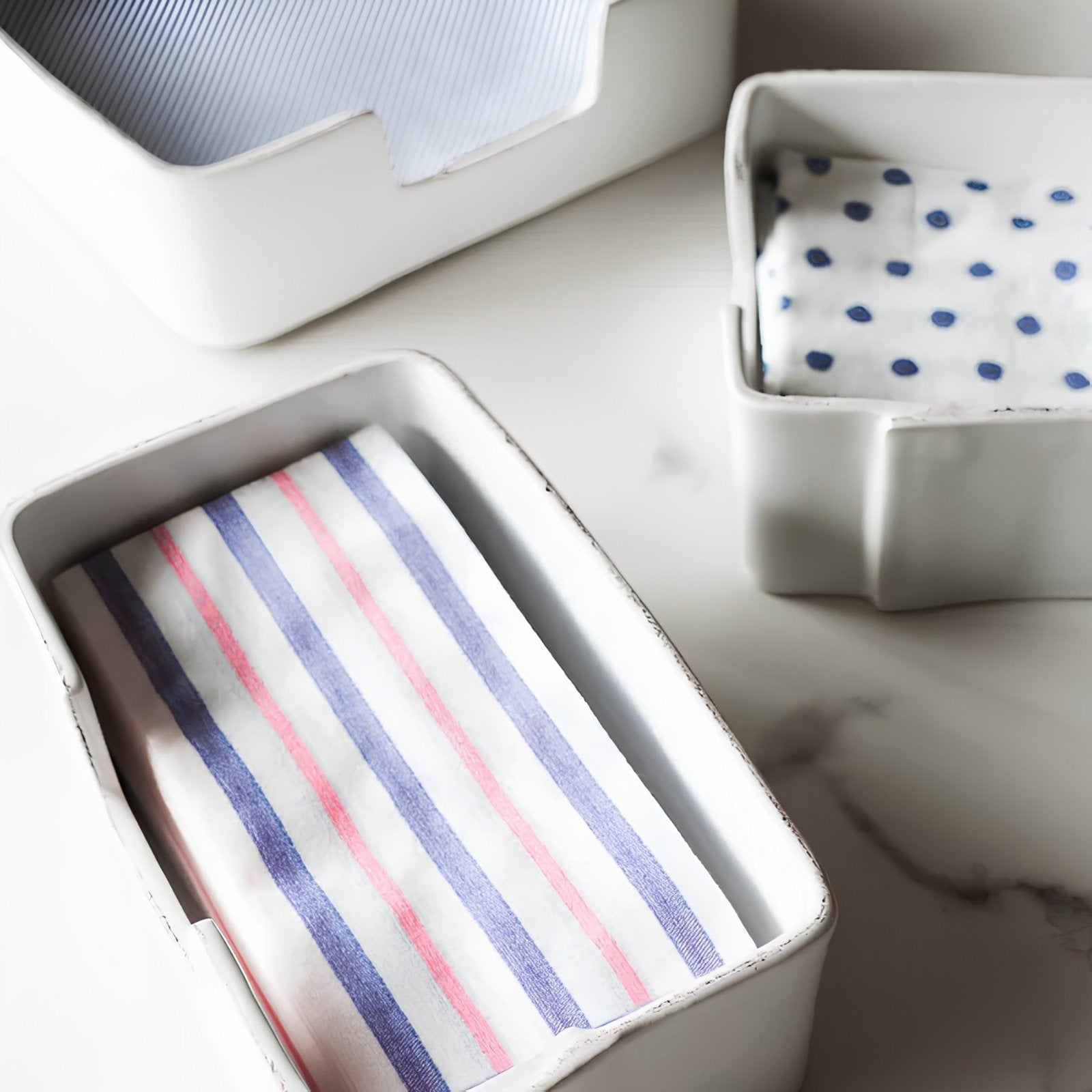 Papersoft Napkin Americana Stripe Guest 20pk