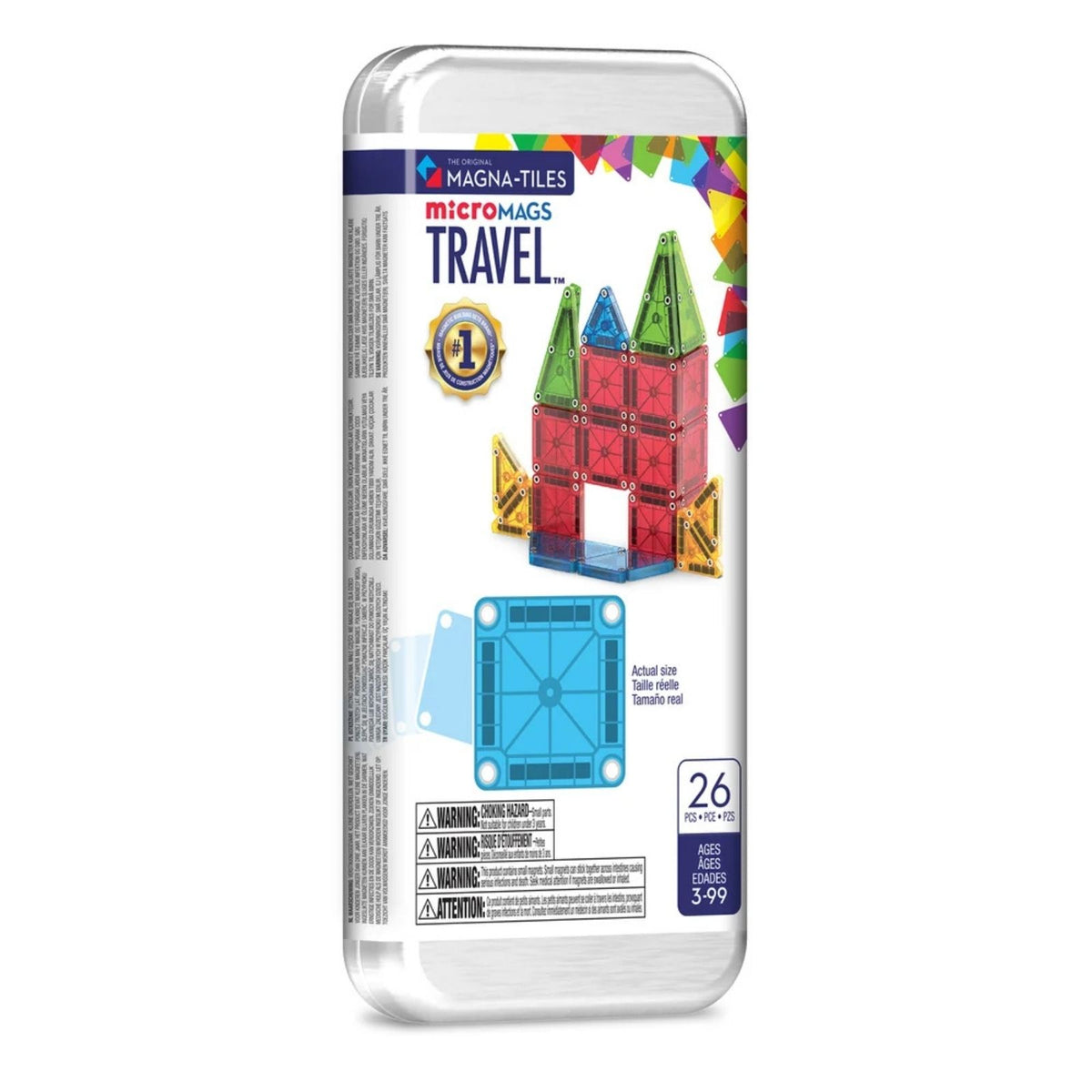 Magna-Tiles microMAGS 26 Piece Travel Set
