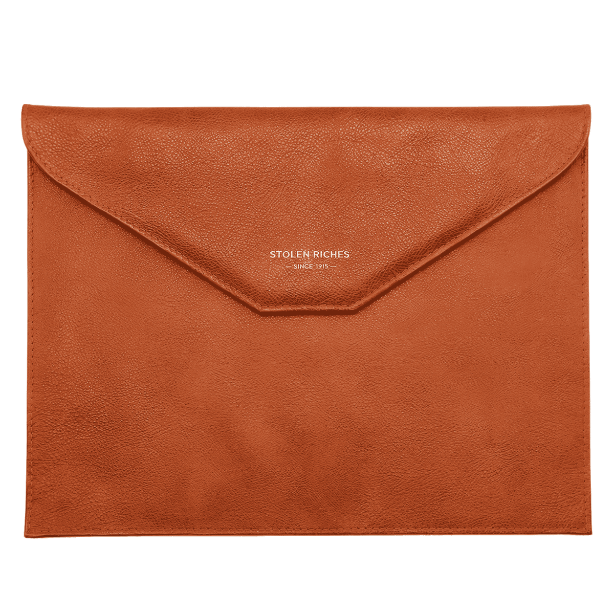 Brown Envelope Clutch