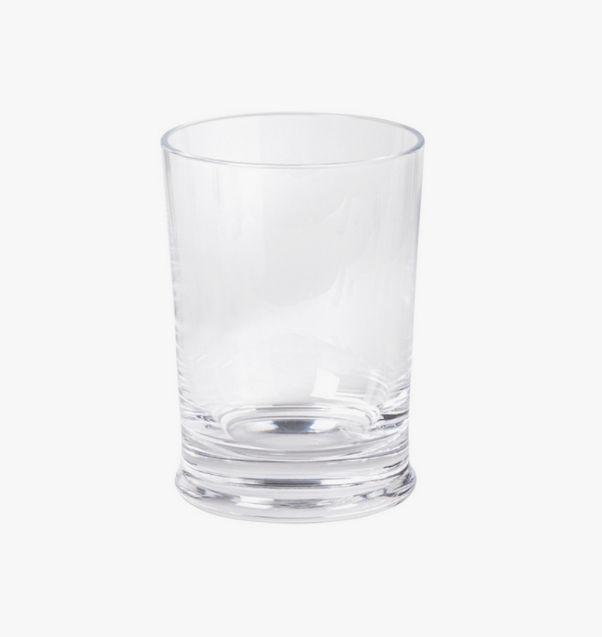 Terraza Clear Glass Tumbler
