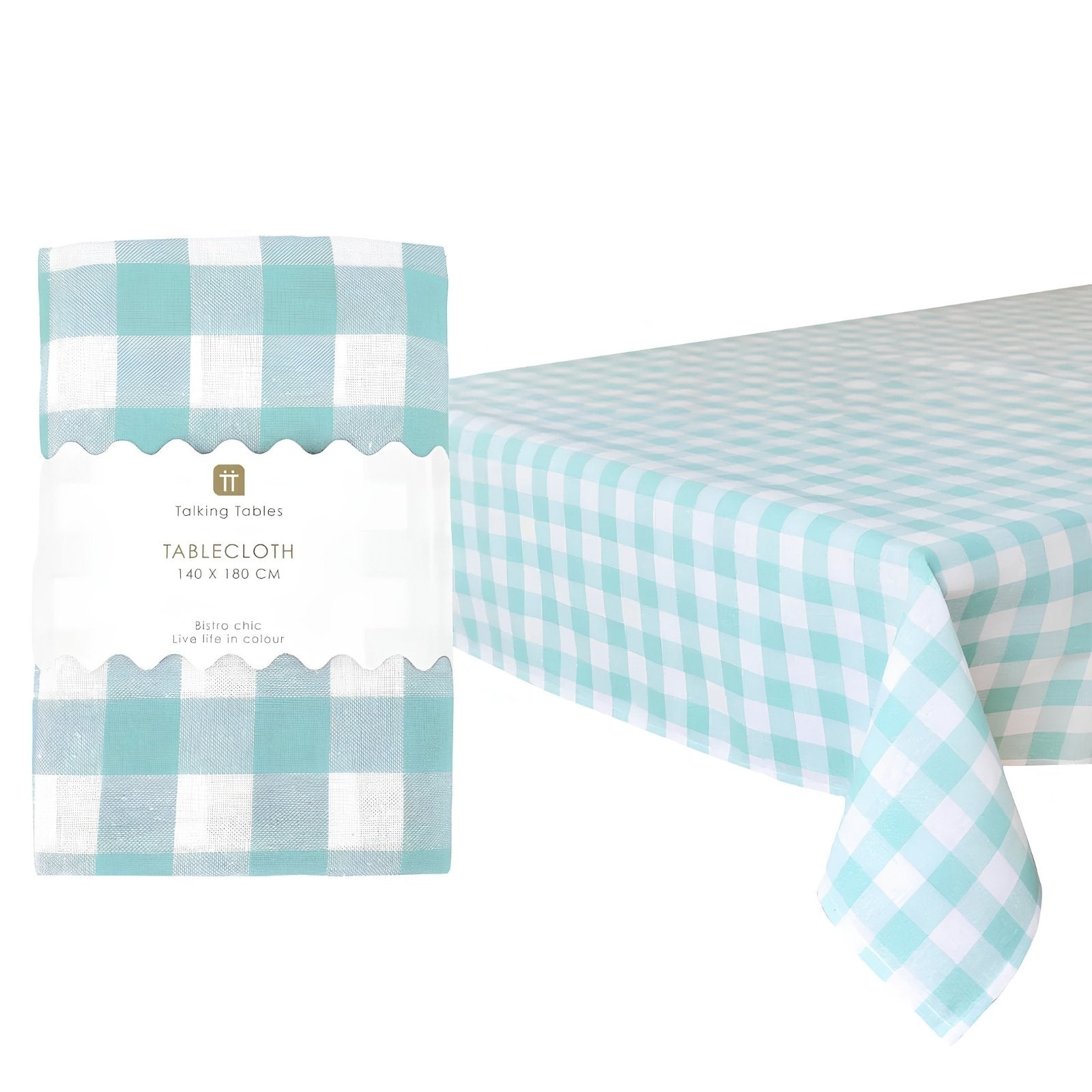 Gingham Tablecloth - Mint