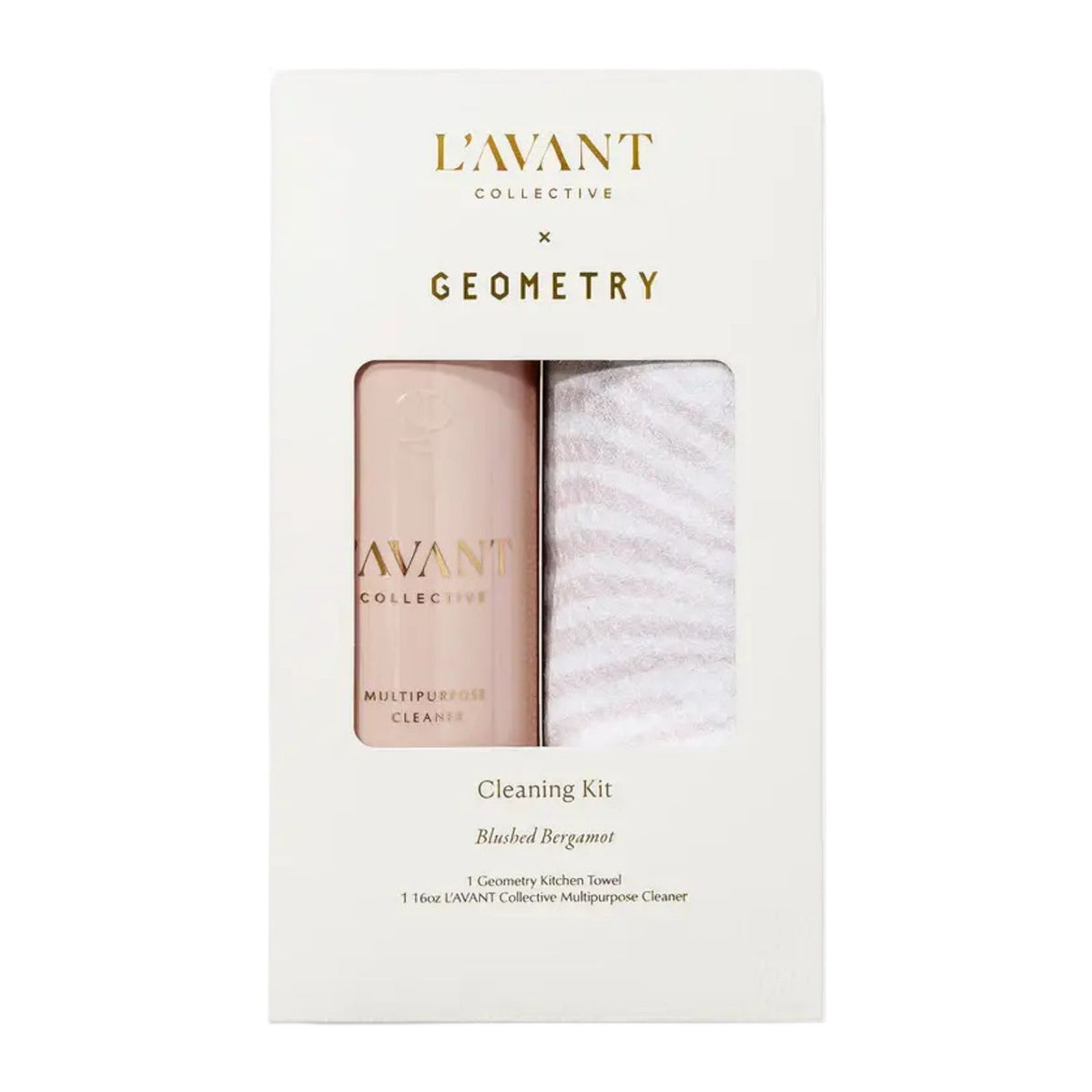 L'AVANT x Geometry Cleaning Kit Blushed Bergamot