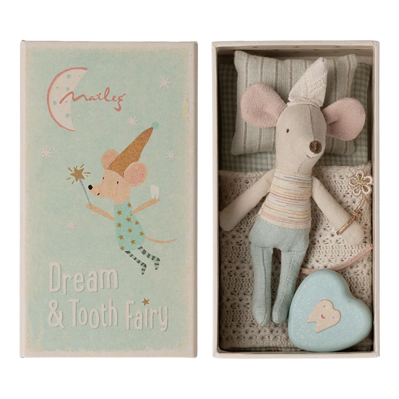 Tooth fairy mouse Little brother in matchbox