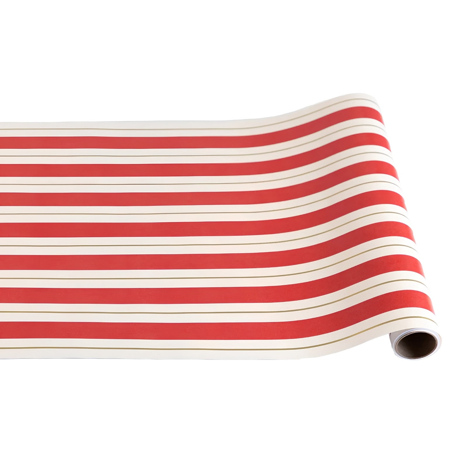 Red & Gold Awning Stripe Runner