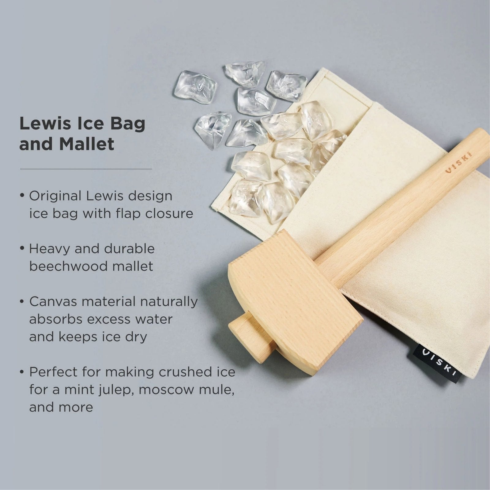 Lewis Ice Bag with Mallet