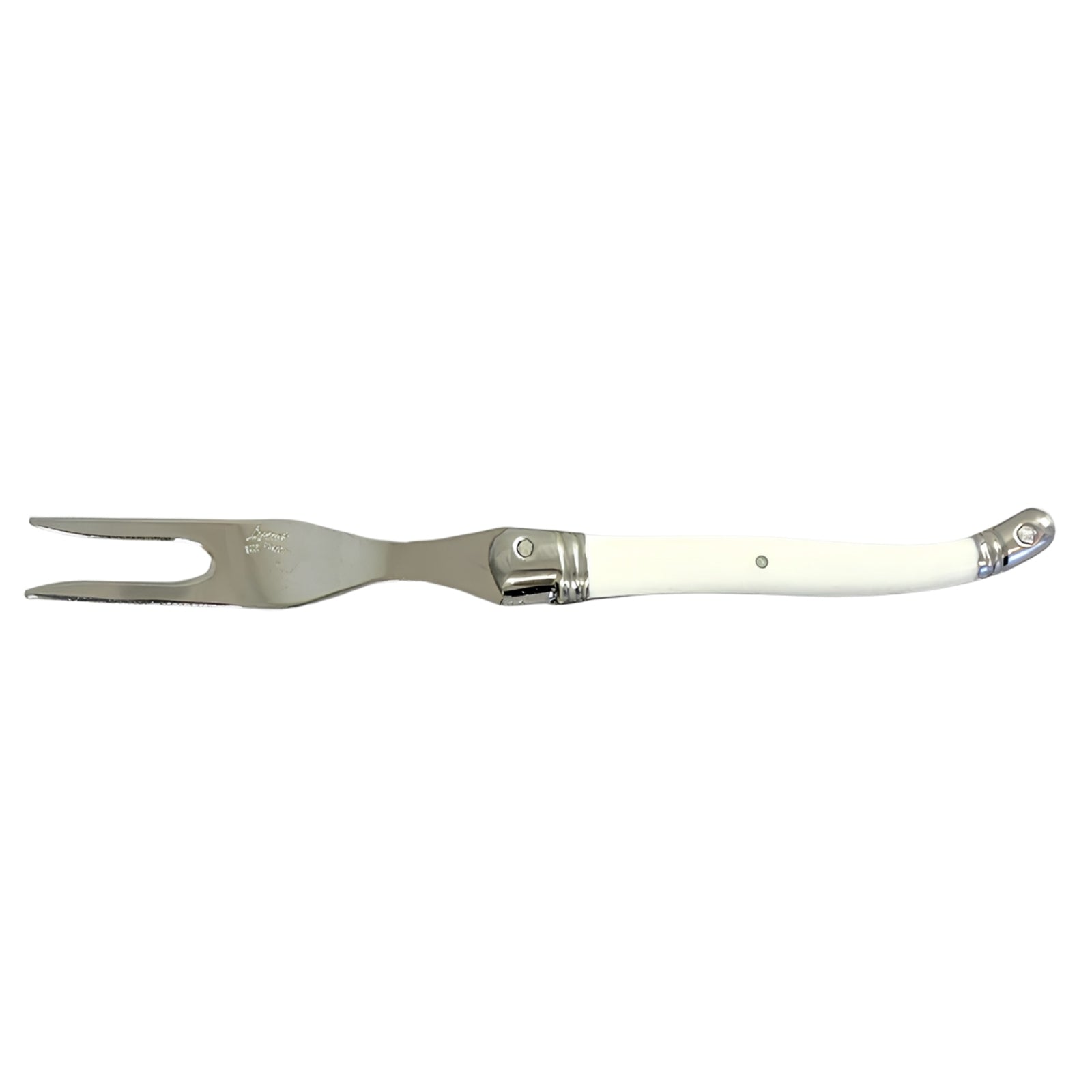 Laguiole Cheese Fork, White