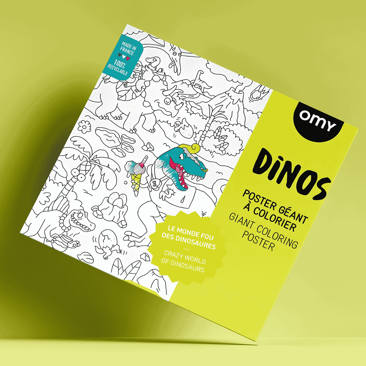 Dino - Giant coloring poster