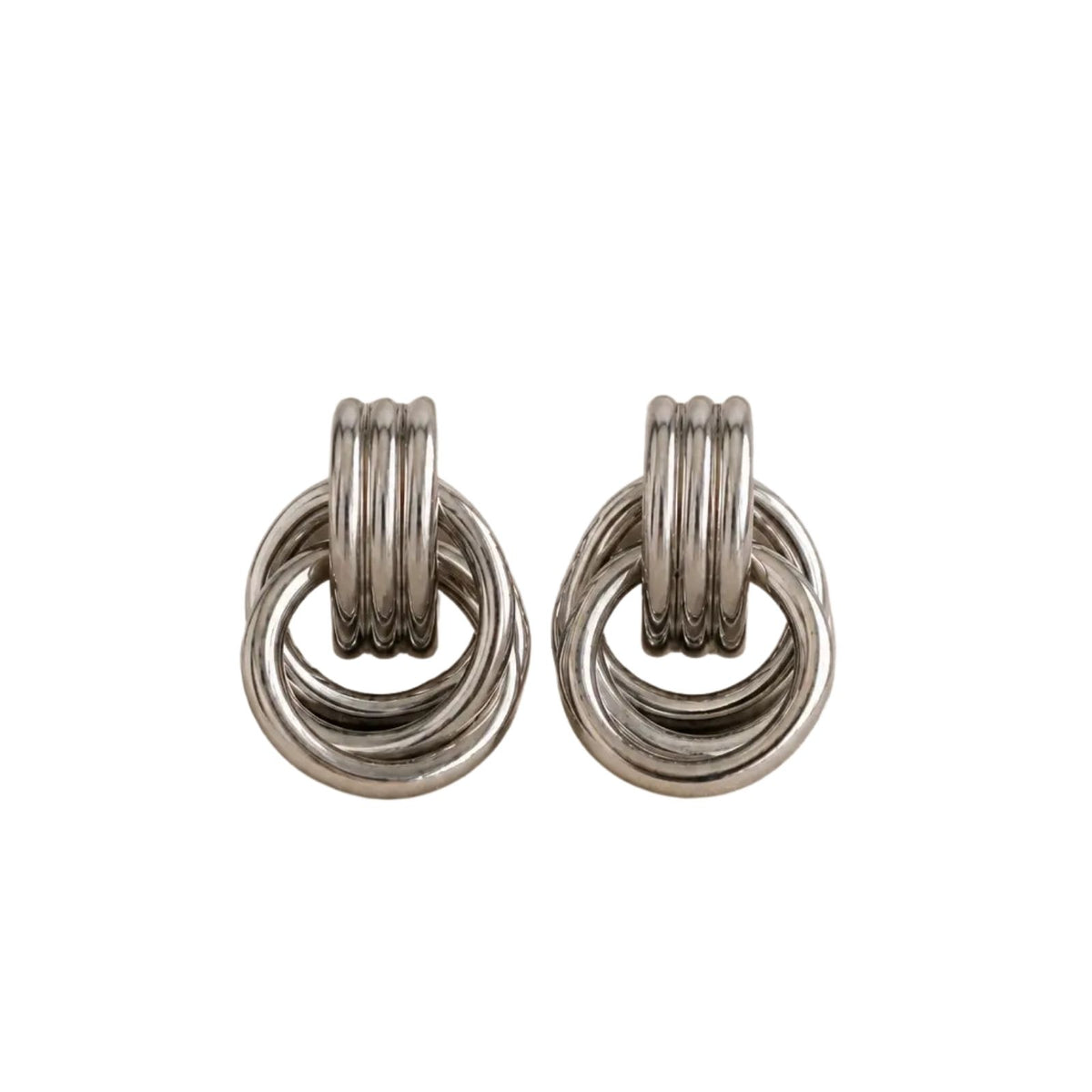 Trinity Knot Studs - Silver