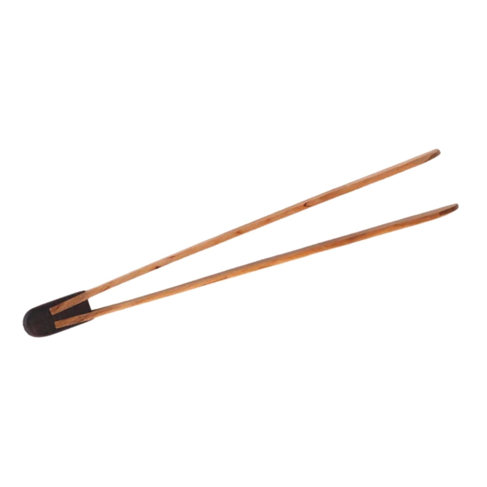 German Barbecue Tongs, Walnut