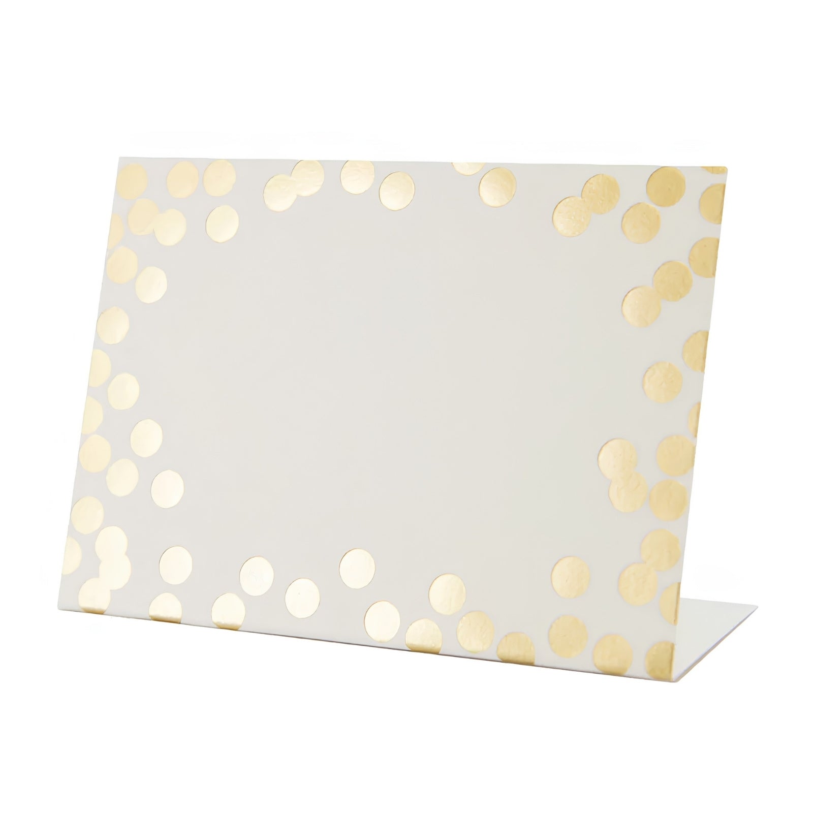 Gold Confetti Place Card