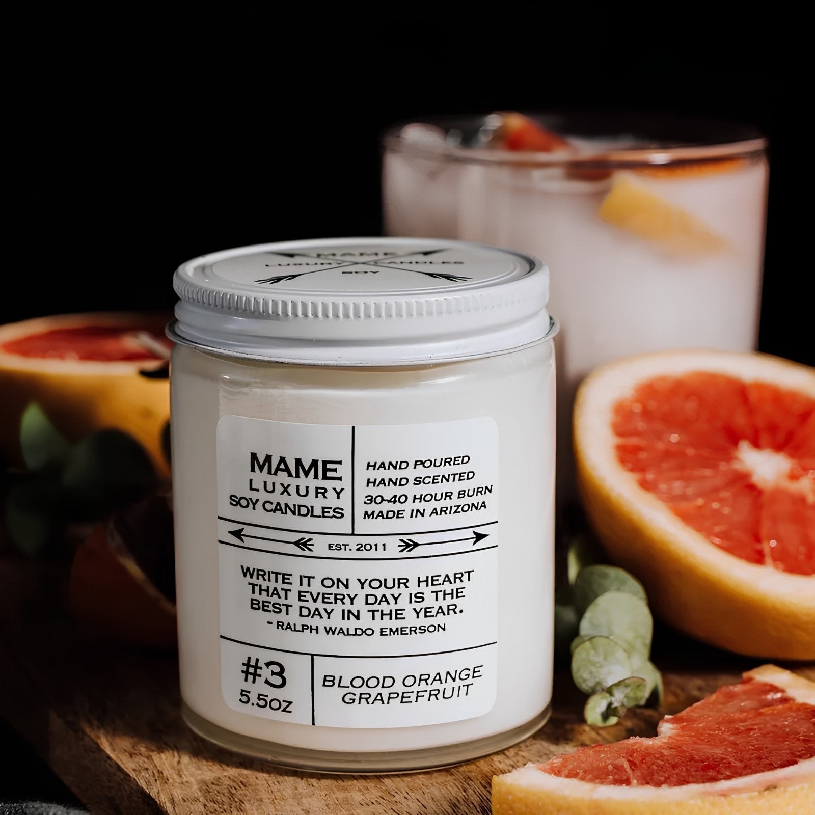 #3 Blood Orange Grapefruit Candle