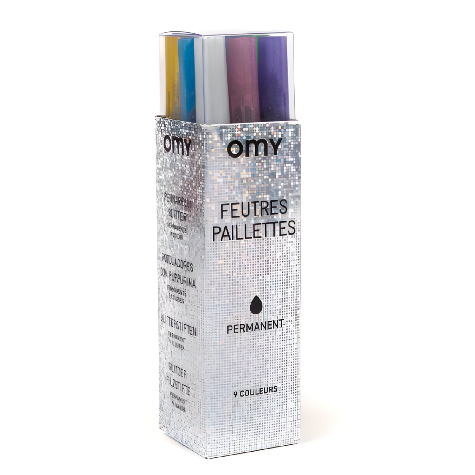 9 Glitter Markers
