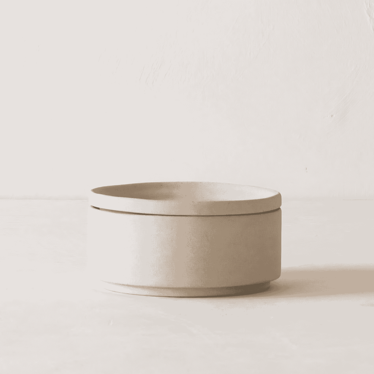 Minimal Salt Cellar | Raw Stoneware