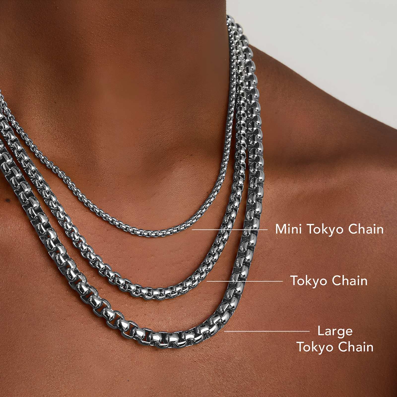 Mini Tokyo Chain Silver