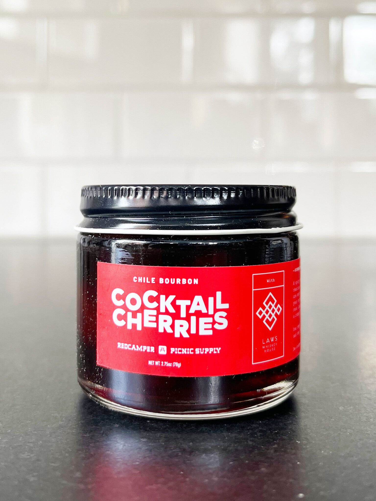 Chile Bourbon Cocktail Cherries