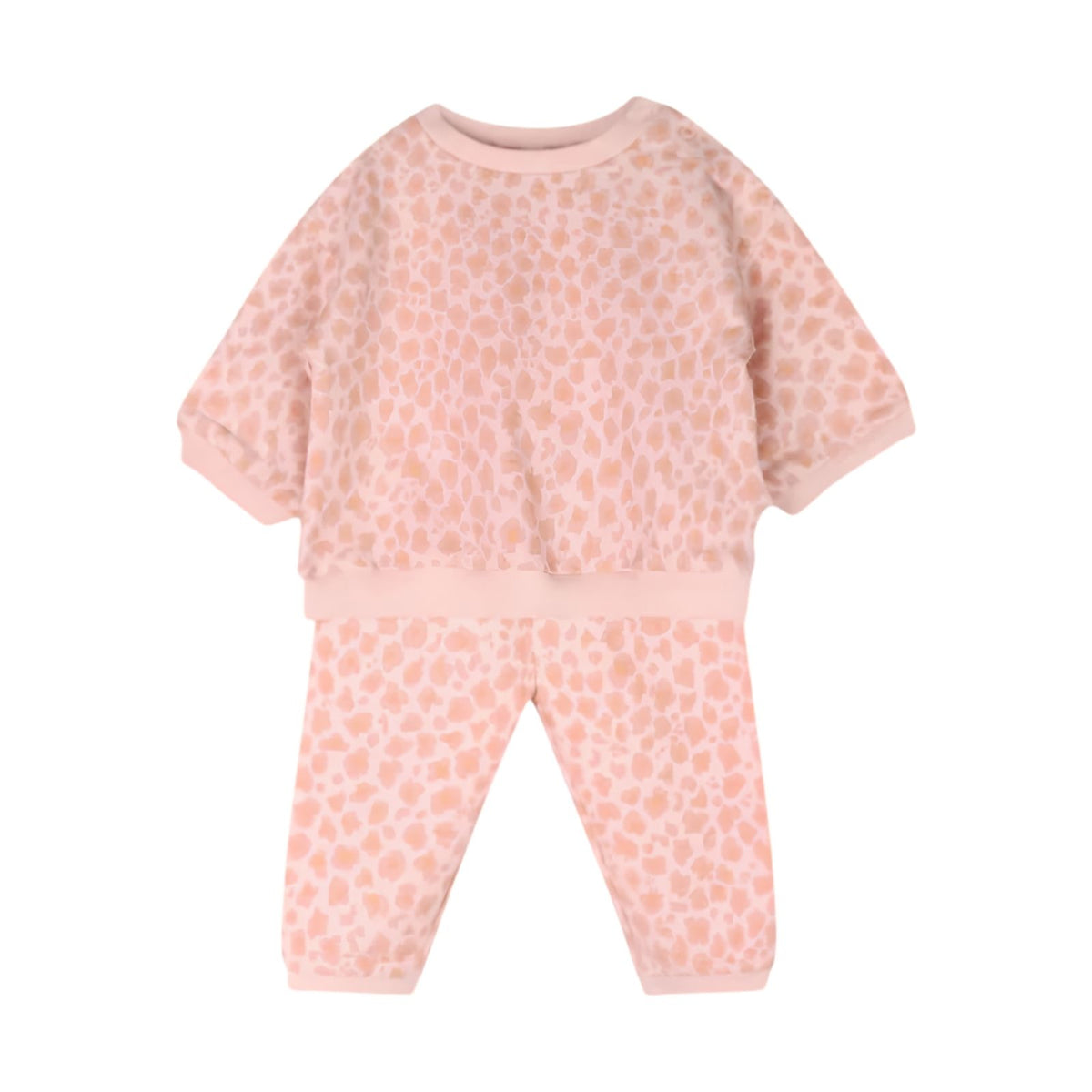 Leopard Baby Sweatshirt & Jogger Set 3-6M