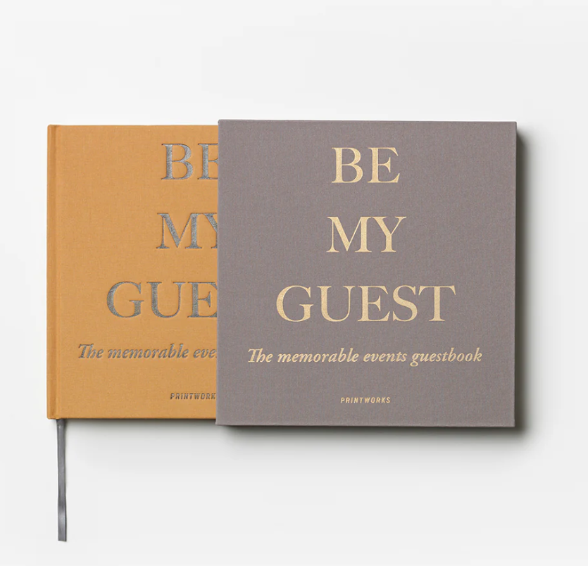 Guest Book - Beige Yellow